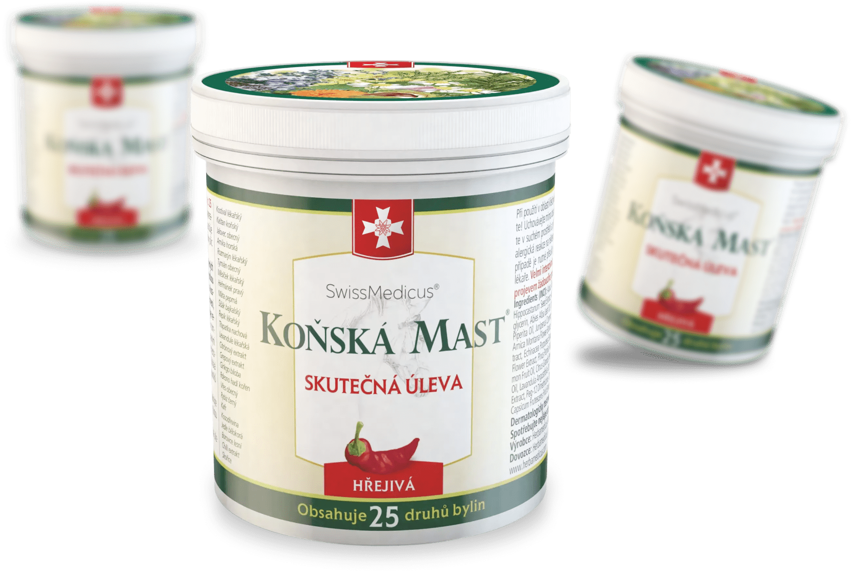 Koňská mast hřejivá