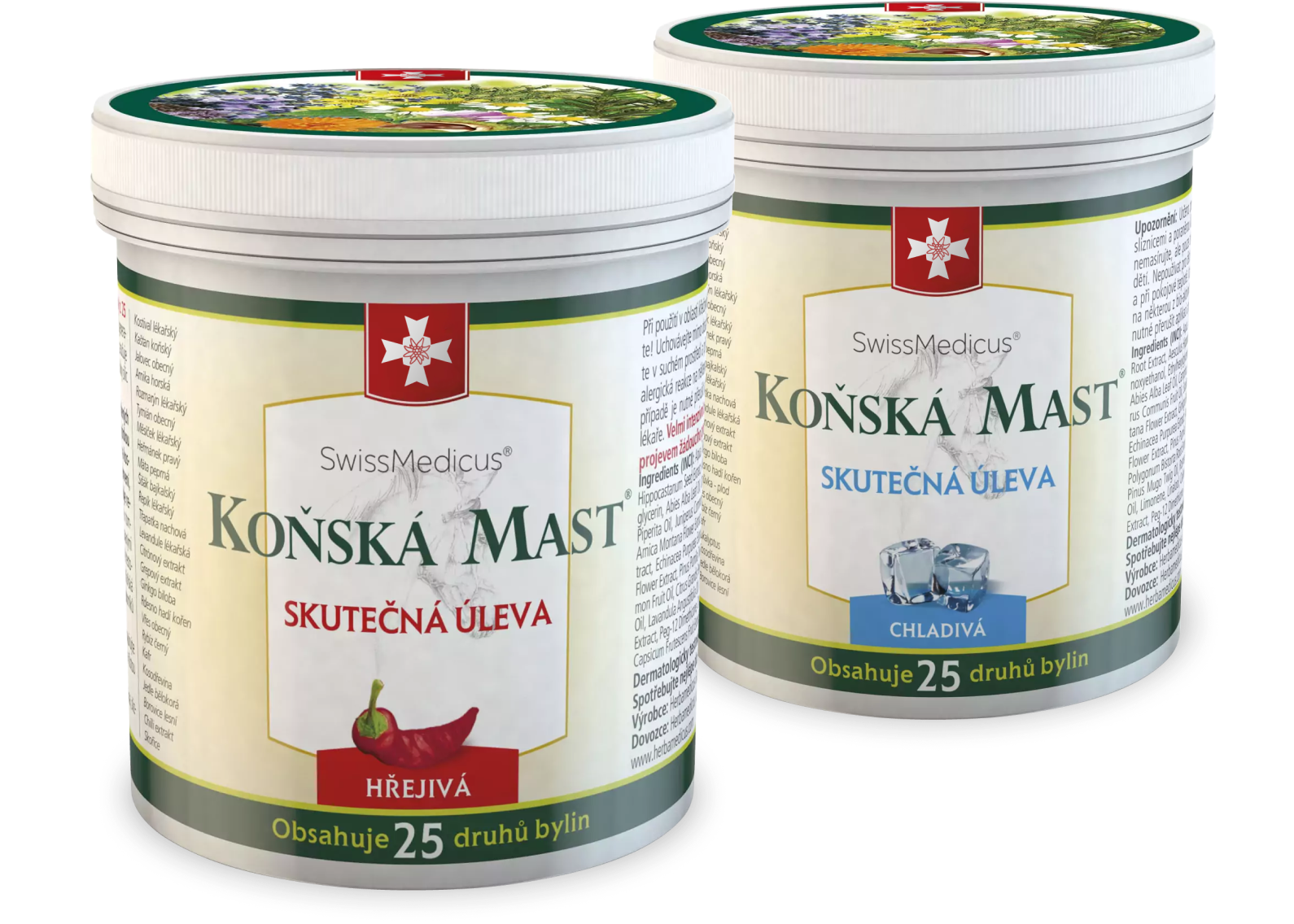 Koňská mast - hřejivá, chladivá