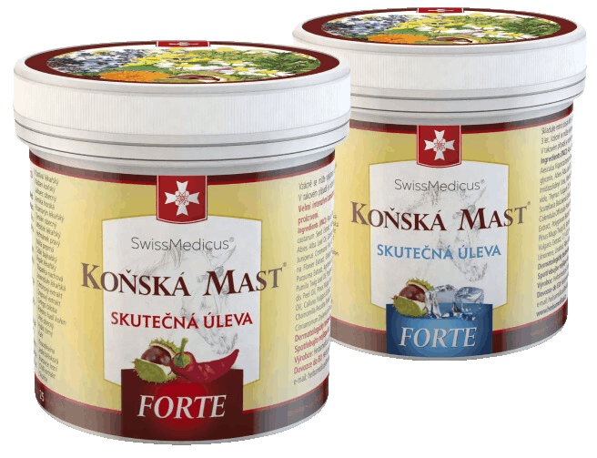 Koňská mast Forte - hřejivá, chladivá